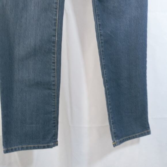 Chico's Dark Wash Mid Rise Skinny Boot Cut Jeans 4 - Picture 3 of 9